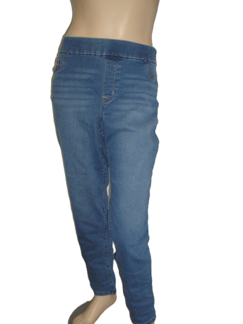 Nine West Heidi Pull-On Skinny Denim Jeans Size 16